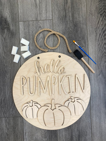 DIY Paint Kit: Hello Pumpkin