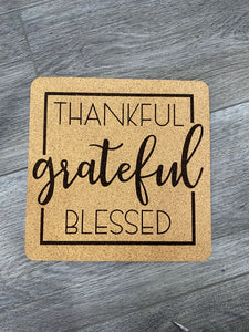 Thankful Cork Trivet