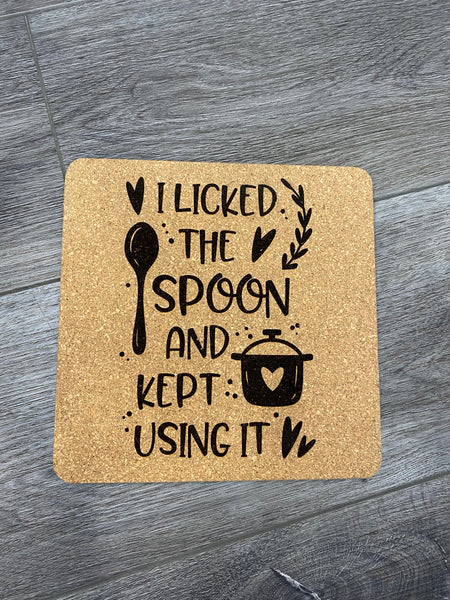 I Liked The Spoon Cork Trivet